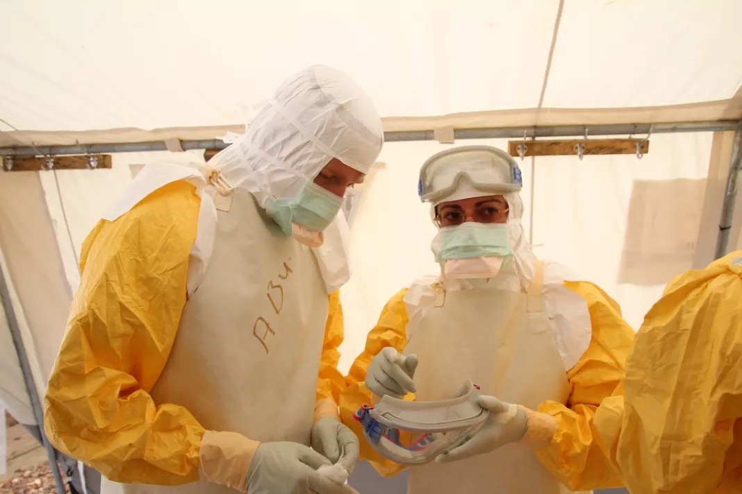 The team in Kailahun, Sierra Leone - September 2014