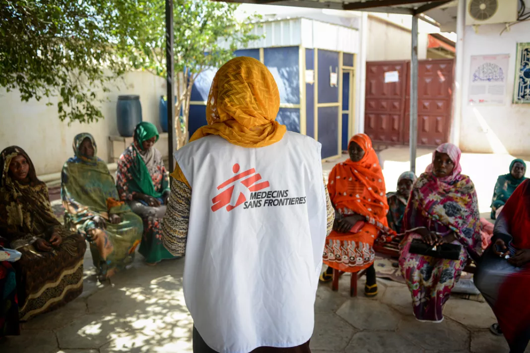 Entisar is the MSF health promotion team supervisor in El Geneina