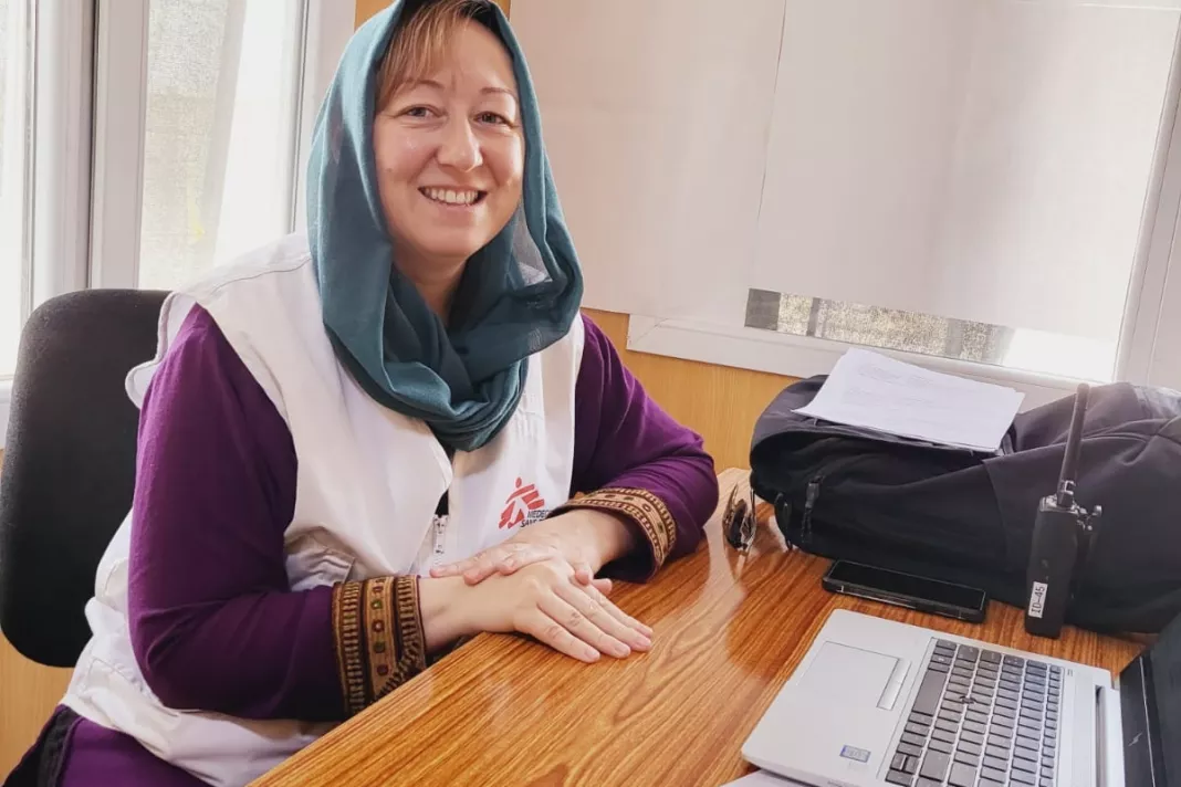 Katarina Madejová na misi v Kundúzu. Afghánistán, 2022. Foto: Lékaři bez hranic