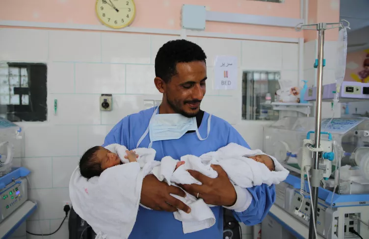 Taiz City, mother and child healthcare at Al Jamhouri hospital