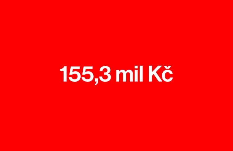 piktogram 155,3 miliona Kč