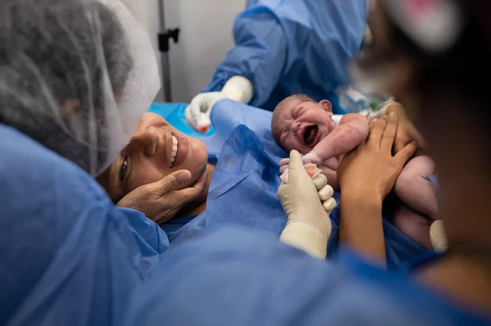 Žena po porodu, Venezuela, 2023. Foto: Gaby Oraa / Lékaři bez hranic